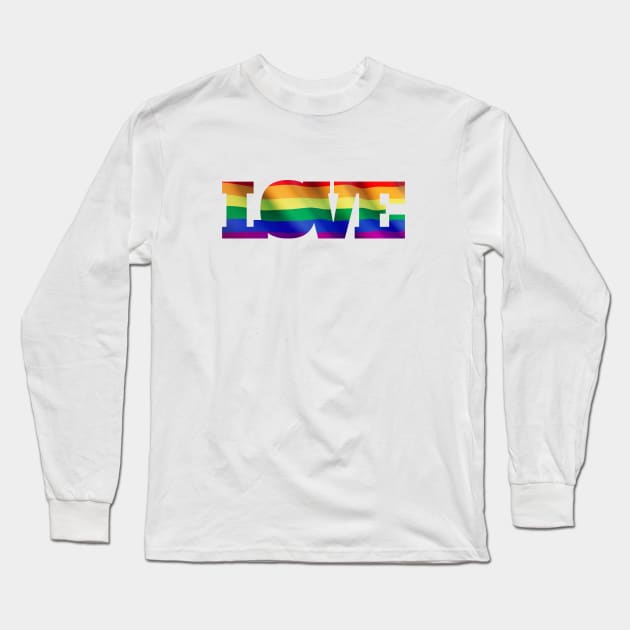 LGBQT+ Love Long Sleeve T-Shirt by Empathic Brands